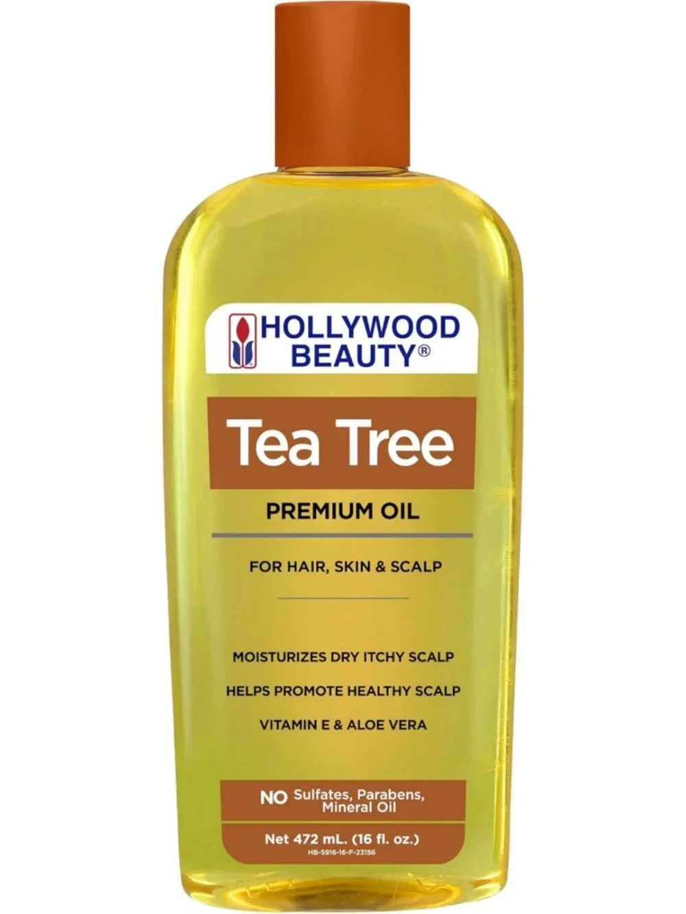 Tea Tree Oil for Hair, Scalp & Skin - 16 fl oz Moisturizing, Soothing, Vitamin E